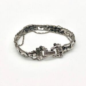 Goldette NY Vintage silver plated bracelet